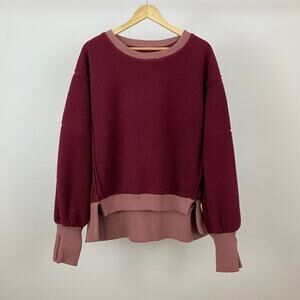 We The Free - Free People Cozy Camden Sweatshirt - Mulberries - Small